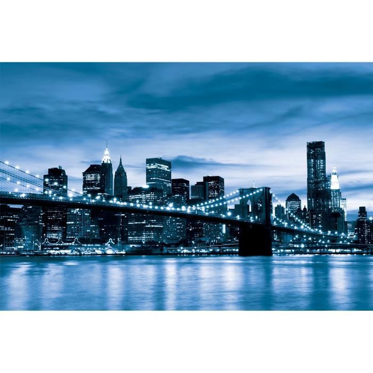 Papier Peint New York 4 Murs / Papier Peint Taxi Nyc Coloris Argent Jaune Tournesol Papier Peint