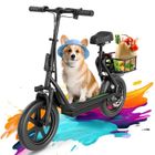Trottinette Électrique JUICEASE ESBS PRO,500W, 22.5Ah, 25KM/H,14"Avec Siège, Autonomie 75-100KM,Pliable,120KG,LCD,Noir