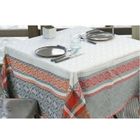 MAREVA Nappe enduite Maréva 150 x 150 cm - gris et Orange