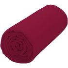 UNIVERS DECOR Drap housse Rouge 140 x 190 cm / 100% coton / 57 fils/cm²