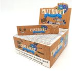 BRAND Feuille Slim Non Blanchi - Chat Roule Brown - 50 paquets de feuilles à rouler sans Chlore