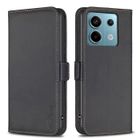 BOONGET Housse de protection - Xiaomi - Redmi Note 13 Pro 5G - Cuir PU - Antichoc - Noir