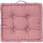 ATMOSPHERA Coussin de sol - 40 x 40 x 8 cm - Rose