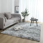 FREOSEN Tapis de Salon Shaggy 120 x 160cm en Peluche Gris Fibre de Polypropylène Souple Tapis Antidérapante