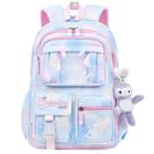Sac à Dos Enfant Sac Ecole Fille - KEXIMIXUE - Cartable Fille Primaire - Imperméable - Bleu - Ludique- 30x19x46cm