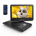 Lecteur DVD TV Portable Yoton YD105 - Voiture 12,5" avec Écran Pivotant HD 10,5" - Chargeur de Voiture - Batterie 2500mAh