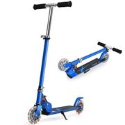 Trottinette Adulte Enfant AREBOS Pliable - Roues 200mm Frein Pied Portée 100kg Réglable