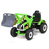 Tracteur pour enfants - Marque - Modèle - Chargeuse fonctionnelle - 2 vitesses - Vert