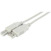 INECK® 5M Câble d'imprimante USB (ab) 5 Mètres - Pour Epson, HP, Canon, Lexmark, Kodak, Brother, Deskjet, Workforce, Dell, Samsung,