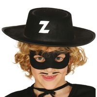 Chapeau Zorro Noir - Enfant - Cordobes - Célébrité