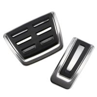 À 2pcs - Stainless Steel Auto Car Pedals for Volkswagen VW T cross Tcross 2019 2020 2021 2022 LHD Gas Brake P