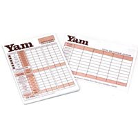 JEUJURA - Bloc de Yam - Feuilles détachables avec colonne des scores - Jeu de carte