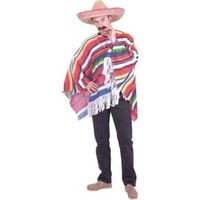 Poncho Mexicain Rainbow - SMIFFY'S - Costume adulte - Homme