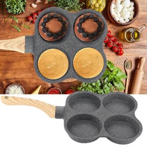 Crêpière - Pancake Maker - Poêle à crêpes en forme de cœur 7 trous -  Revêtement
