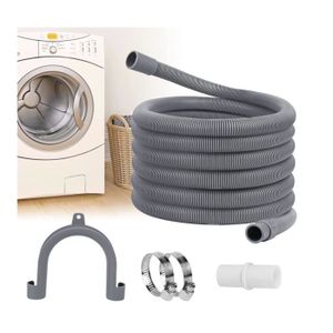 Tuyau de sortie flexible tuyau d'évacuation tuyau de vidange machine à laver  lave-vaisselle 80 - 280cm - Cdiscount Bricolage