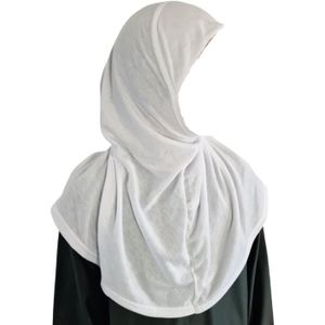 ECHARPE - FOULARD Hijab Amira Pour Fille 2 Pièces (Écharpe + Bonnet) Écharpe À Enfiler Idéal Pour L'École, Madrassa, Aïd, Ramadan, Mosquée, Ma[m14221]