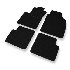 Car Lux Tapis de Voiture sur Mesure pour Fiat 500 /à partir de 2007 /Édition Velour Bordure Bleue