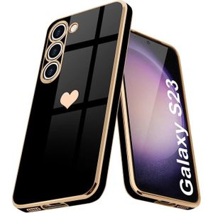 COQUE - BUMPER Coque pour Samsung Galaxy S23 Silicone Noir Motif 