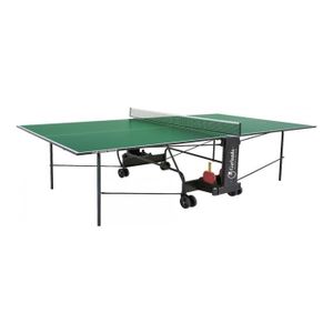TABLE TENNIS DE TABLE GARLANDO - Challenge intérieur - table de tennis - Vert -  réf C-272I