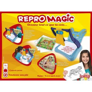 JEU DE COLORIAGE - DESSIN - POCHOIR Kit créatif LANSAY- 20600 - Repro Magic JEU DE COLORIAGE - DESSIN - POCHOIR Kit créatif LANSAY- 20600 - Repro Magic