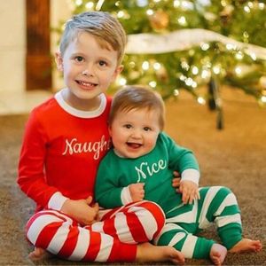 Ensemble de vêtements 1-6 Ans Enfant Unisexe Fille Garçon Pyjama Noël 2 