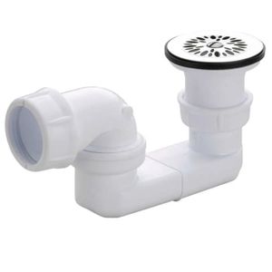 Siphon pour bac /à douche lin/éaire