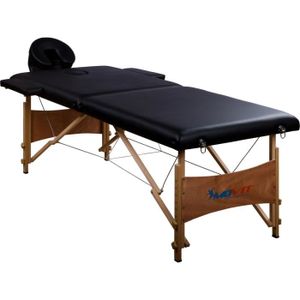 TABLE DE MASSAGE - TABLE DE SOIN MOVIT Table de massage mobile noire