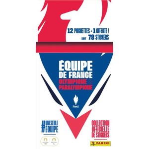 JEU DE STICKERS Blister de 13 pochettes - PANINI - JO 2024 Equipe de France - 78 Stickers
