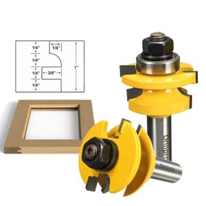 1//2/'/' Tige T-Slot /& T-Track Bois Fraise Tenon Bouveter Défonceuse Router Bits