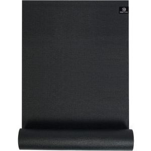 TAPIS DE SOL FITNESS Tapis de Yoga Deluxe 6mm - TRAHOO - Noir - Résines polymères écologiques - 183x61cm - 1.5kg