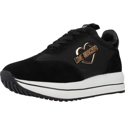 Basket Love moschino 125799 Noir Femme Adulte Lacets Noir Cdiscount Chaussures