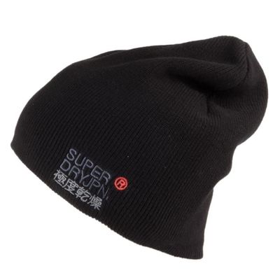 Bonnet Superdry Windhiker Embroidery Beanie Black Cdiscount Pr t