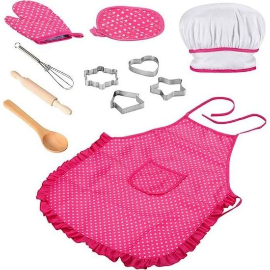 Vêtements de photographie pour enfants de 3 à 8 ans, olympiques de maison de jeu, uniformes de chef cuisinier, pour garçons et filles  1501