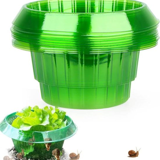 10 Pièces Colliers Anti-Limaces Et Escargots,Anneaux Anti Limaces