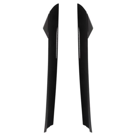 Ailerons Latéraux Lunette Arrière Pour Seat Leon 5F FR (2013-2021) - 2 Pièces Noires Brillantes - Adhésif 3M - Design Sportif - 9