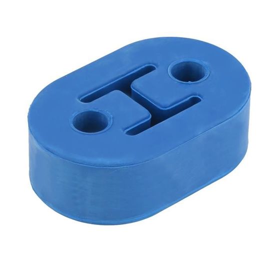 2 Supports échappement Caoutchouc 4 Trous - Universel Pour Voiture, Anti-vibration, Haute Température