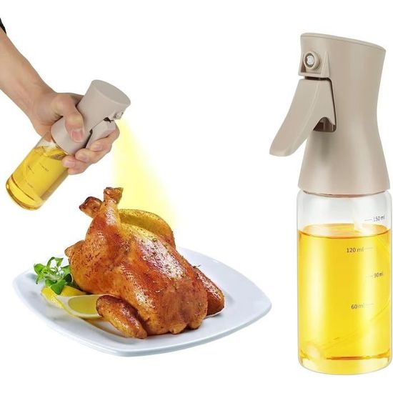 Spray Huile Cuisine OhanaBeach - Bouteille Verre 100 Ml | Pulvérisateur Huile Olive Sans BPA