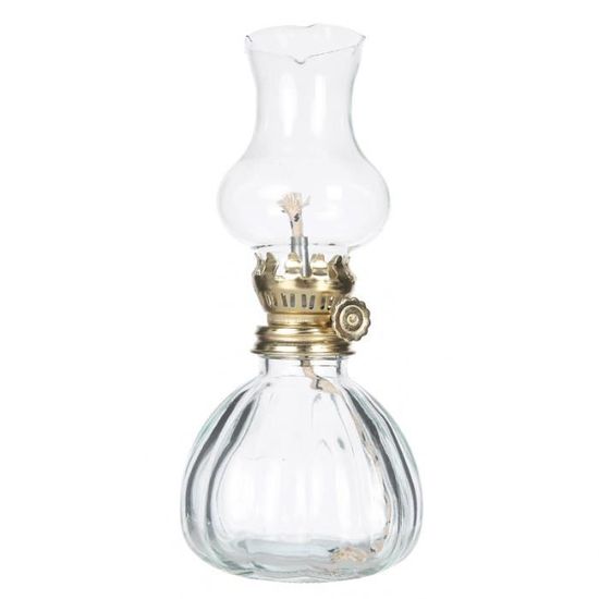 Lot De 2 Lampes à Pétrole En Verre - Ambiance Rétro - Luminosité Réglable - Pour Décoration Et Urgence