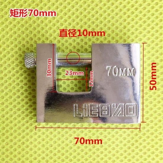 Cadenas à Combinaison 4 Chiffres En Acier Inoxydable - 70mm - Pour Portail, Remise, Valise - Anti-intempéries - 5