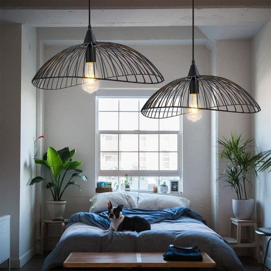 FRIDEKO HOME Suspension Luminaire Industriel,Lot De 2 Lustre Vintage Plafonnier E27 En Métal Lampe De Plafond Pour Chambre Salle à Manger Cuisine ,30cm(Noir Or FRIDEKO HOME Suspension Luminaire Industriel,Lot De 2 Lustre Vintage Plafonnier E27 En Métal Lampe De Plafond Pour Chambre Salle à Manger Cuisine ,30cm(Noir Or