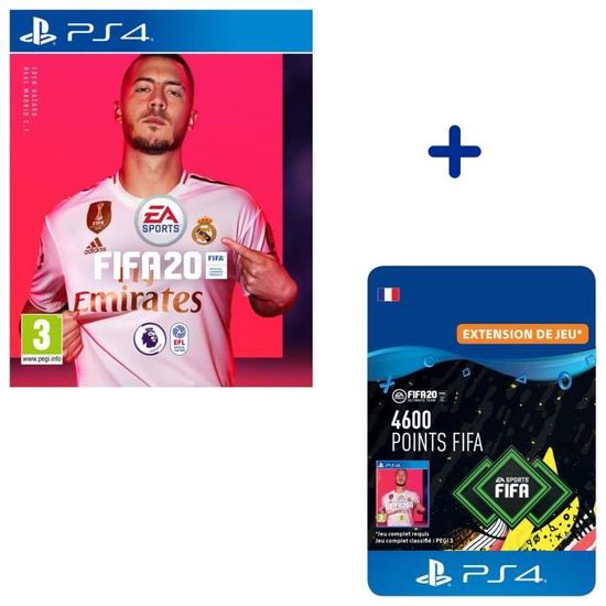 Pack PlayStation FIFA 20 DLC 4600 Points FIFA pour FIFA 20