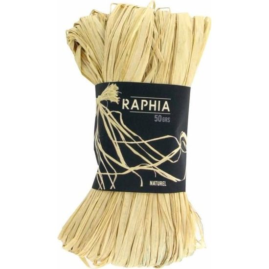 CTOP Pelote Raphia Naturel 50 g