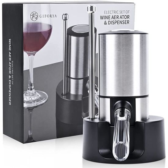 Distributeur Aérateur Pour Vin Aérateur De Vin électrique, Décanteur De Vin électrique Et Decanteur Aérateur à Vin Electrique