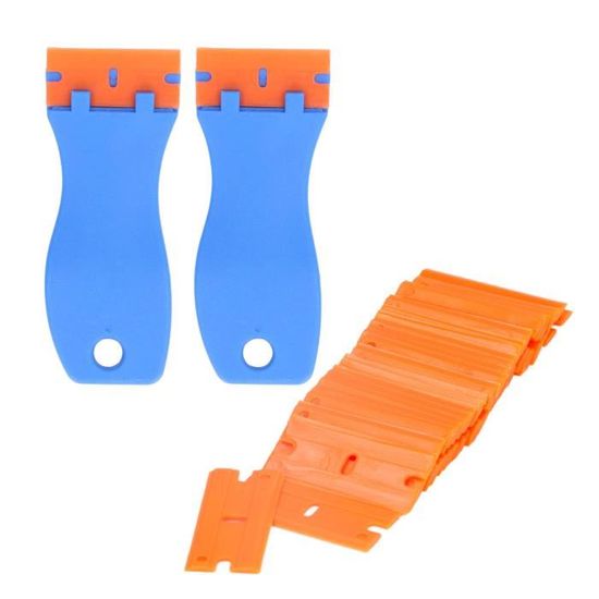 Grattoir De Rasoir Powertec 36 Pouces - Lame 4 Pouces + 10 Lames De Rechange