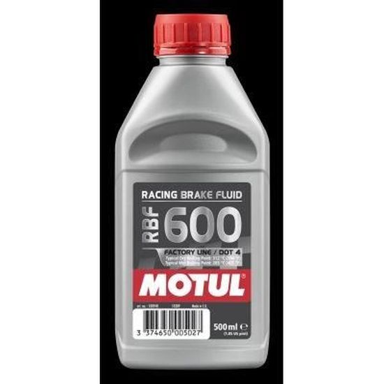 MOTUL Liquide de frein  RACING 600 Factory line 500ml (bidon)