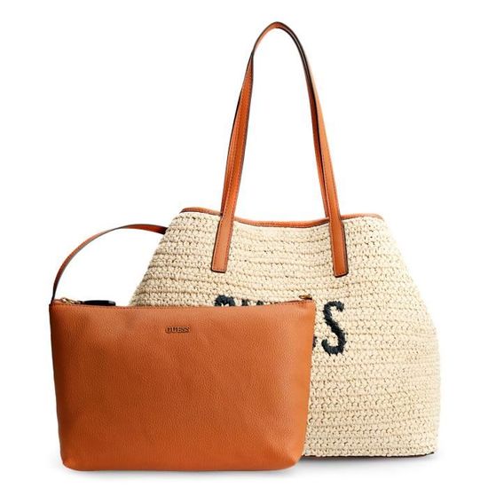 GUESS Vikky Large Tote L Natural Cognac [177846] sac à épaule sacoche