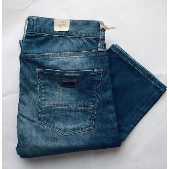 Pantalon Jeans CERRUTI BLEU BLEU Cdiscount Pr t Porter