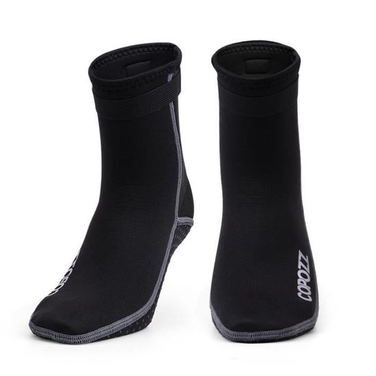 Chaussettes De Plongée 3 Mm Néoprène - Antidérapantes, Couverture Cheville, Pour Natation, Plongée, Surf