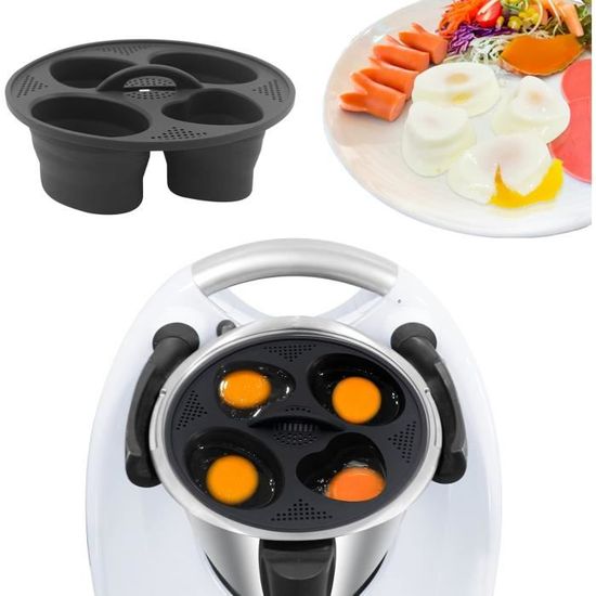 Moules à œufs Au Plat En Silicone - Formes Ronde, étoile, Cœur, Fleur - Anti-adhésif, Résistant à 230°C