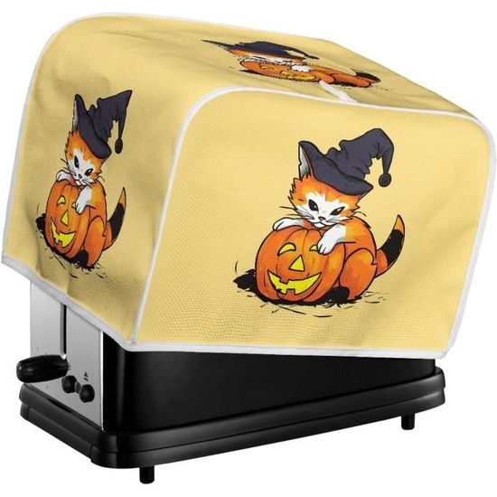 Kuiaobaty Housse De Grille-pain à 2 Tranches Texture Marbre Noir, Housse De Machine à Pain Anti-poussière Pour Grille-pain à Deux Tranches D'appareils De Cuisine, S